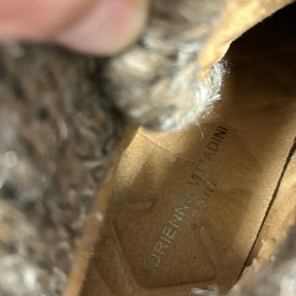 Adrienne Vittadini Brown Combat Boots - Picture 5 of 6